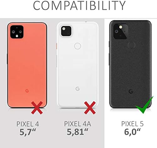 Калъф kwmobile е Съвместим с Google Pixel 5 - Защитен Пробковый калъф за мобилен телефон - Светло кафяво