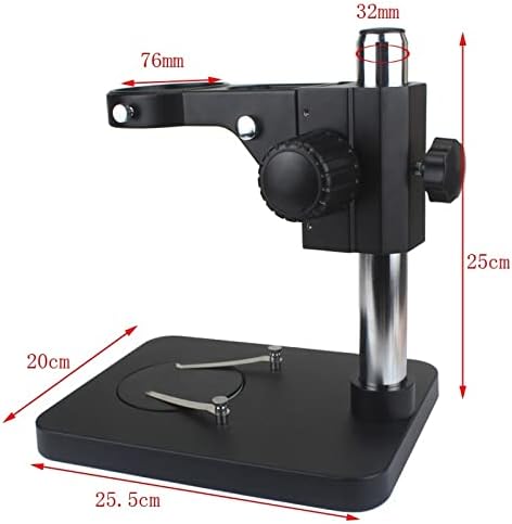 Аксесоари за микроскоп Регулируема 76 мм Притежателя Фокус 32 мм Стълб Тенис на Стерео Микроскоп Лабораторни Консумативи (Цвят: