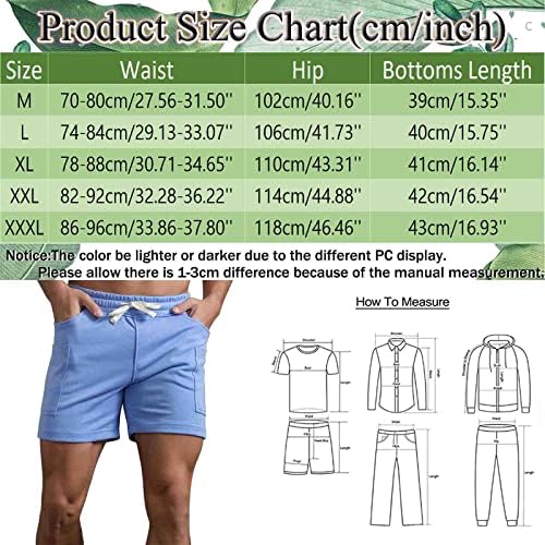 Графични къси Панталони за мъже, Мъжки Летни Обикновена Панталони с Големи Джобове, Джоб за съвсем малък, Свободни