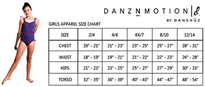 Бански DANZNMOTION by Danshuz от плюш за спагети презрамки за момичета (черен, 6X7) - 2465c