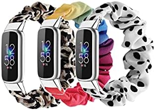 Въжета Chofit от 3 опаковки, Съвместими с гумени ленти за коса Fitbit Luxe, Тъкани Меки Сменяеми Гривни с Класически