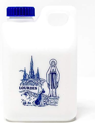 Светена вода от Лурд в Голяма бутилка за призраци обем 0,5 литра или 0,132 литра, пълна с Благословена вода от Лурд