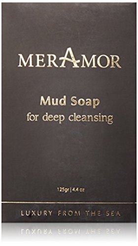MerAmor Black Mud Soap Дълбоко Почистващо Средство за възстановяване на кожата Original Minirals Естествен Сапун За лице