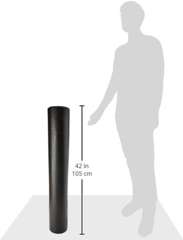 Поролоновый валяк Pro-Tec Athletics (черно с висока плътност, 6 x 36)