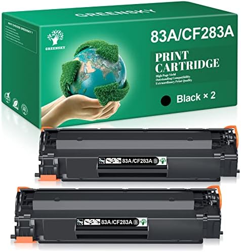 Подмяна на съвместим тонер касета GREENSKY за HP 83A CF283A 283A 83X 283X CF283X за принтер Laserjet Pro