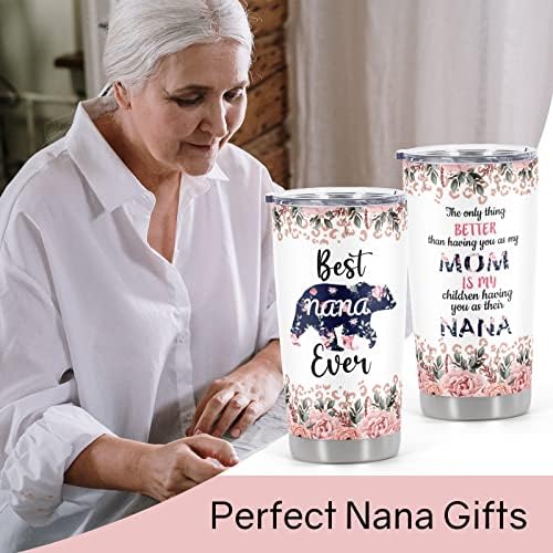Micellwuu Подаръци за мама Наны, най-Добрите Бабини Чаши на Ден на майката, рожден Ден, Ден на Благодарността, Коледа, 20 грама,