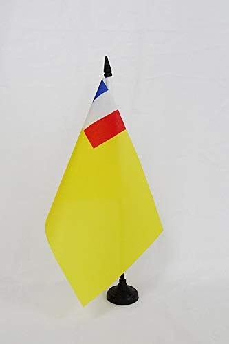 ФЛАГ AZ Френски Индокитай 1887-1954 Тенис на Флаг 5 x 8 - Френски Индокитайский Тенис на Флаг 21 х 14 см - Черна
