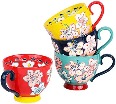 Комплекти керамични чаши LIZHUYA обем от 15 грама Са идеални за приготвяне на кафе, лате, капучино, чай, какао,