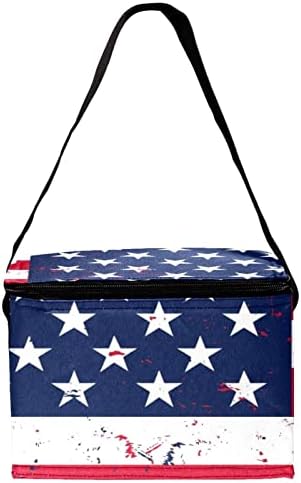 Чанта за обяд GUEROTKR за Мъже, Изолиран Обяд-Бокс, Кутия за Обяд за възрастен, Американски флаг