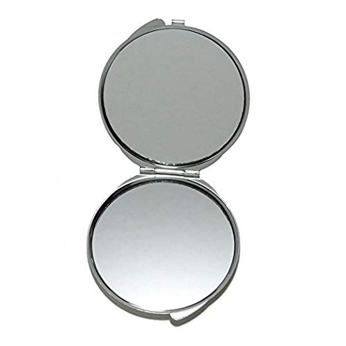 Огледало,Компактно Огледало, Сладък Забавен Мопс, карманное огледало, Увеличително 1 X 2X