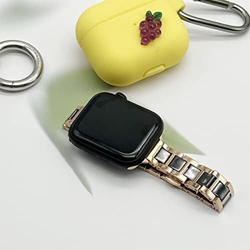MeShow Тънък Керамичен каишка от неръждаема Стомана за Apple Watch 49 мм 45 мм 44 мм 42 мм в два цвята Каишка за часовник