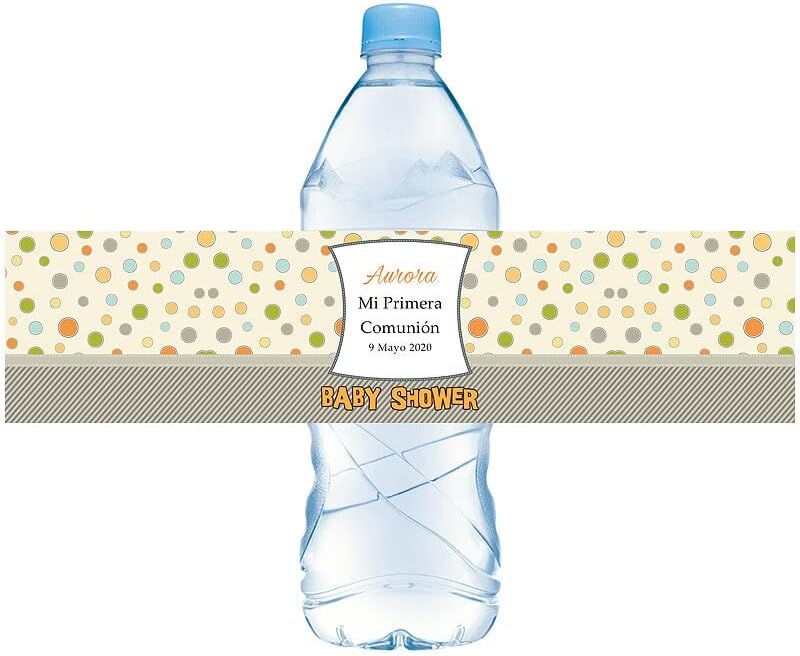 30 бр. Етикети за бутилки с вода за Първия Св. Причастие за момчета и момичета, Обичай Mi Primera Comunion, Тайна за бутилки,