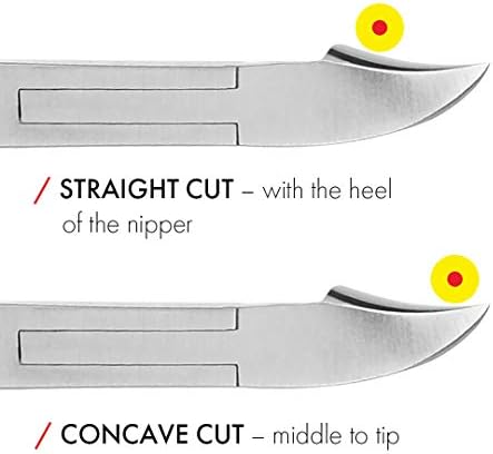 Заредете Ножица за нокти на краката в кожен калъф – Професионални инструменти за ортопедични педикюр за клещи