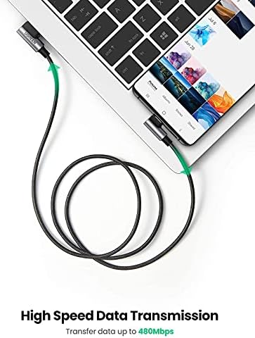 Комплект зарядно устройство UGREEN USB C с кабел USB A-C Бързо Зареждане на 2 опаковки, Съвместим с Apple ipad Pro 2018 Samsung