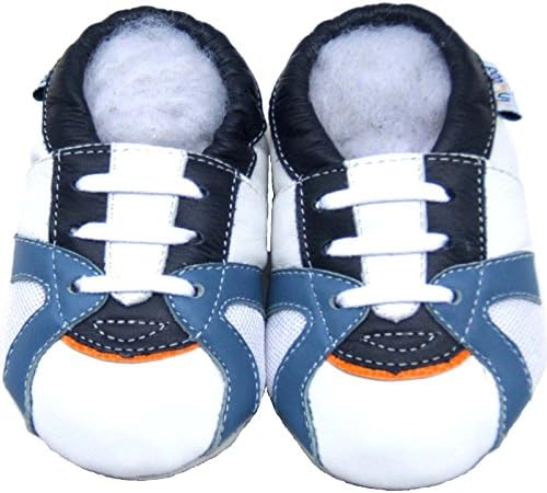 Джинвуд/ Кожена Детски Обувки С Мека Подметка За Момчета И Момичета, Бебешко Кошче (Безплатно) За Деца, Подарък За Първата