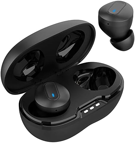 Безжични Bluetooth слушалки V5.1, съвместим с Samsung SGH-T289, с допълнителен калъф за зареждане на слушалките-притурки. (V5.1