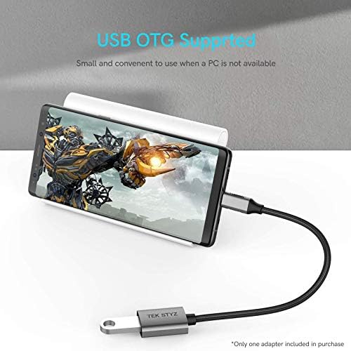 Адаптер Tek Styz USB-C USB 3.0 е подходящ за Xiaomi Redmi K20 OTG Pro Type-C/PD мъжки USB 3.0 женски конвертор.