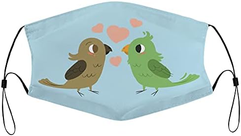 Персонални Множество защитно Облекло Тъканни Маска на поръчка е Влюбен Животни Карикатура Птица Романтичен Подарък на Мъжа