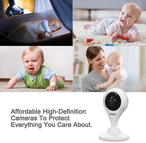 Безжична камера за сигурност XODO, E4 ПР 1080P HD Подключаемая Вътрешна WiFi Камера за домашна сигурност/следи бебето/домашни