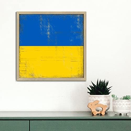 Украйна Оформена Стенни Художествена Знак Стенно Художествено Украса Вдъхновяваща Карта на Щата Матросские, Плаващи