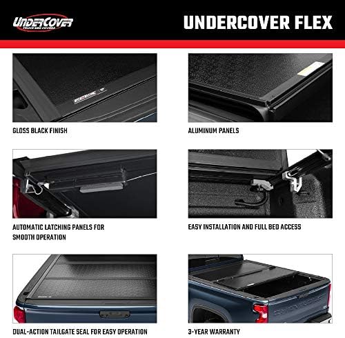 Калъф за носене под прикритие Flex Hard Folding Truck Bed Tonneau Cover |FX51009 | Подходящ за Nissan Titan 2004-2015
