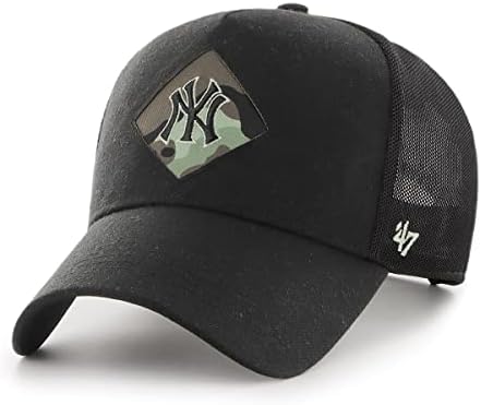 Бейзболна шапка '47 ню ЙОРК Янкис Brand MVP DT Mesh Sector Laser Черна, Черна, Един размер