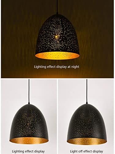 Полилей с Led източник на светлина, Модерна черна Полилей, лампа с желязна устната, Промишлена Подвесная лампа с