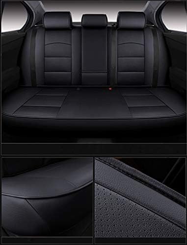 Калъф за седалка OASIS AUTO -2021 Civic Custom Fit от изкуствена кожа, съвместими с седаном Civic -2017-2018-2019-2020-2021