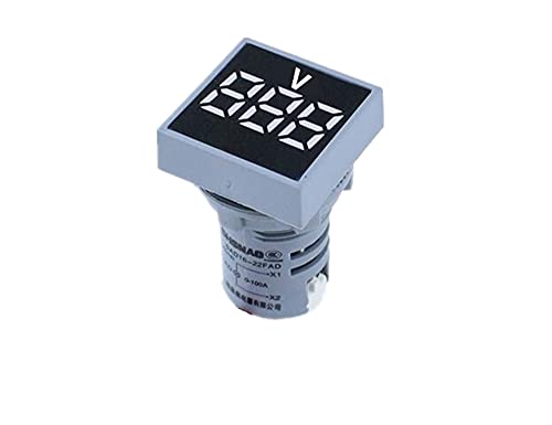 ANZOAT 22 мм Мини Цифров Волтметър Квадратен ac 20-500 В Волта Тестер за напрежение на електромера Led Лампи Дисплей
