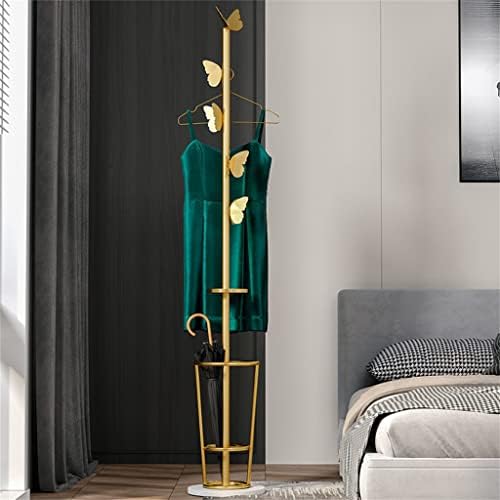 DSFEOIGY Скандинавски Креативна Закачалка за дрехи, закачалка за дрехи за дома, подови закачалка за дрехи в Спалнята (Цвят: