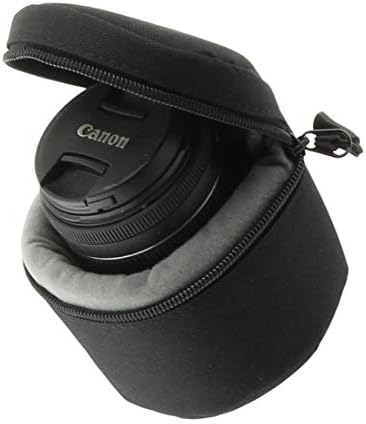 Черен водоустойчив калъф за обектива на камерата Navitech, съвместим с DX-увеличение на Nikon AF-S NIKKOR 10-24 мм f / 3,5-4,5 G ED