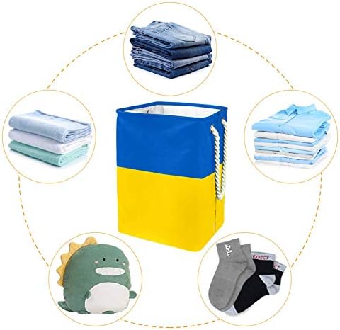 Голяма кутия за съхранение на Unicey с Флага на Украйна за Баня, Спални, Дом, Организиране на детски играчки