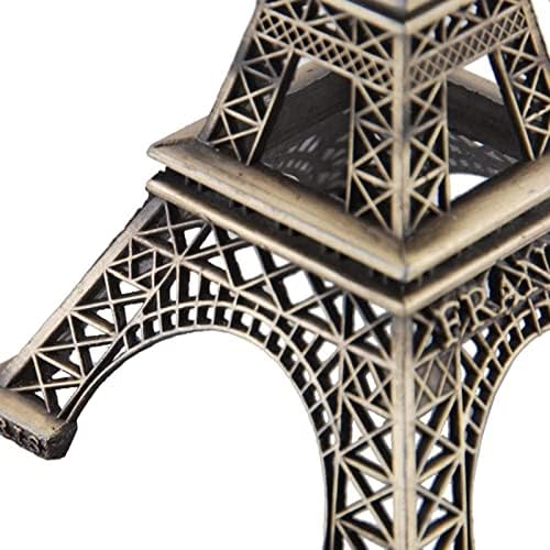 Айфеловата кула на Париж Метални Творчески Украса Занаяти, Модел за Украса, Фигурки на Айфеловата кула, за Сувенири (3,93 широк х 7,08височина)