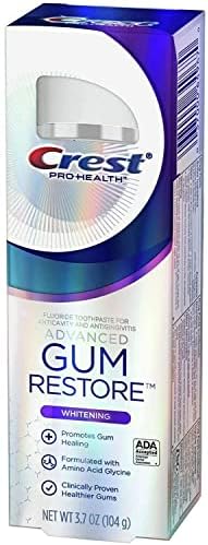 Паста за зъби Crest Pro Gum Health Advanced Restore Избелваща, 3,7 oz (104 g) - Опаковка от 2