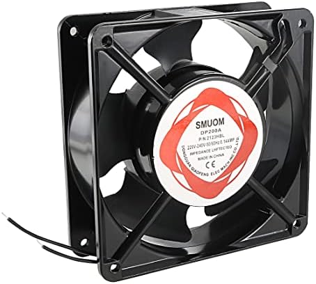 охлаждащ вентилатор uxcell 120 mm x 120 mm x 38 мм DP200A променлив ток 220-240 v 0,14 А с две шарикоподшипниками
