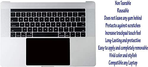 (2 бр.) Защитна подплата за тракпад Ecomaholics Premium за лаптоп Hp Spectre X360 14-ea0077TU 13,5 см, Черна Матова
