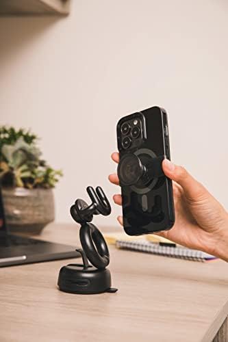 PopSockets: Писалка за мобилен телефон с разширяваща се поставка за телефон - Black Cat Crossing и богат на Функции за определяне на телефон: скоба за арматурното табло, телефоне?