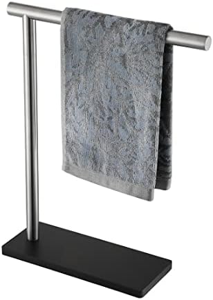 Поставка за кърпи за ръце JQK, Мат, Модерна Дървена летва, свободно стояща, за Плотове с 12-инчов лента, Дебелина 0,8 мм