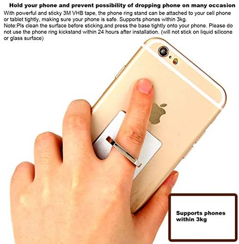 Държач за пръстени за мобилен телефон от 4 теми, поставка за пръстите, фина универсална поставка за краката с въртене на 360