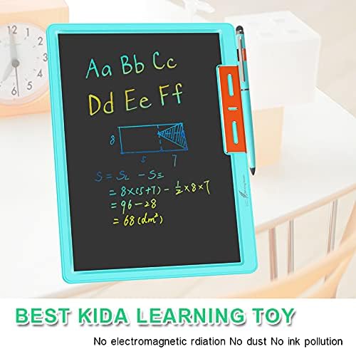 Bworppy LCD таблет за писане е 10 Инча, Електронна дъска за писма, Цветна Детска LCD дъска за рисуване, дъска