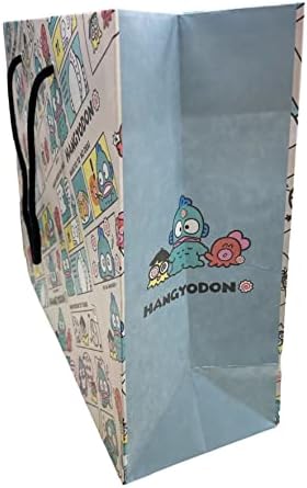 Плик Yamanoshigyo Sanrio Hangyodon, Подаръчен Пакет, Чанта за продукти, 9.8 инча (В) x 12,6 инча (Д) x 4.3 инча (Ш)