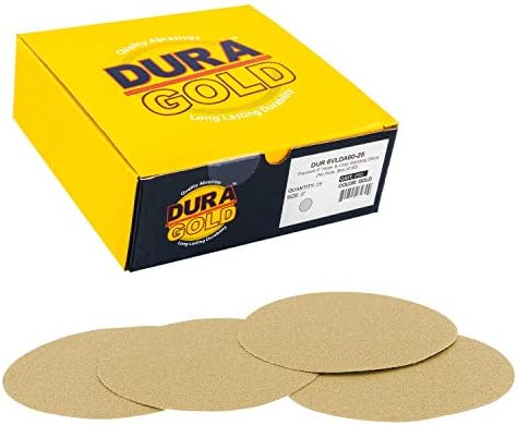 Шлифовъчни дискове Dura-Gold 6 PSA с шкурка 60 и поддържаща плоча wheelhead машини 6 PSA DA