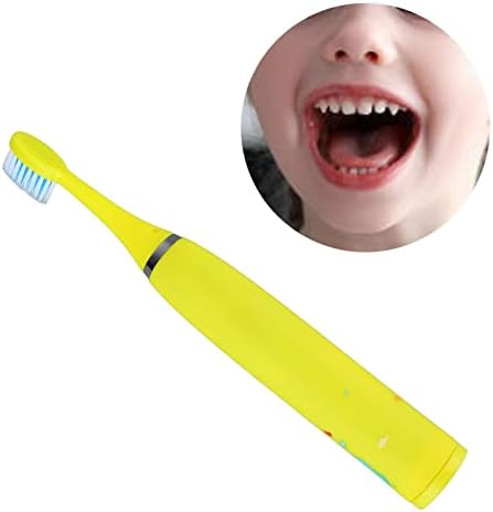 Детска Електрическа Четка за Зъби, Детска Електрическа Четка за Зъби С Интелигентни 8 Дюзи-Четки-Мека Корона за Дете
