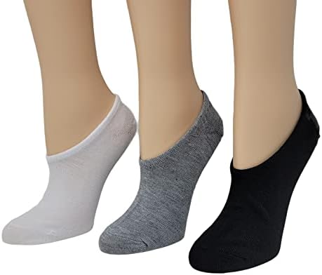 Дамски чорапи Converse от 3 опаковки на плоска тел с ультранизкими чорапи Без показване, Предназначени за обувки Chucks Размер