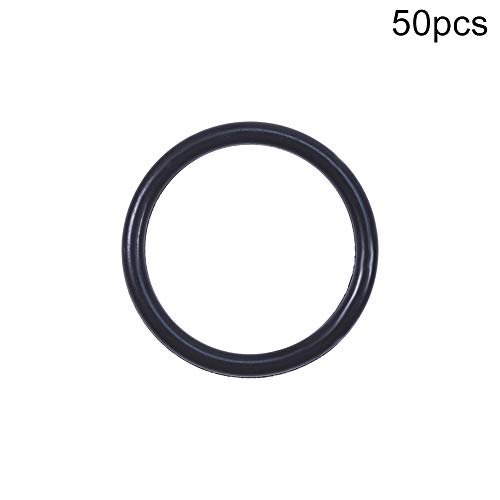 Othmro 50 бр. О-пръстени от Нитриловой гума, Диаметър 2 мм, диаметър 21 мм, Метрични Печат, Нитриловые Гумени