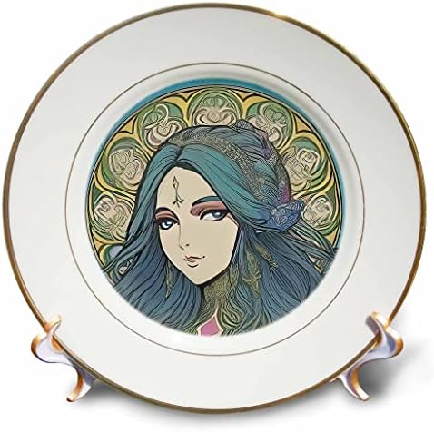 3розная Жена в стил ар нуво. Подарък чинии Ница Fantasy Goddess of Beauty и Elegance (cp-376057-1)