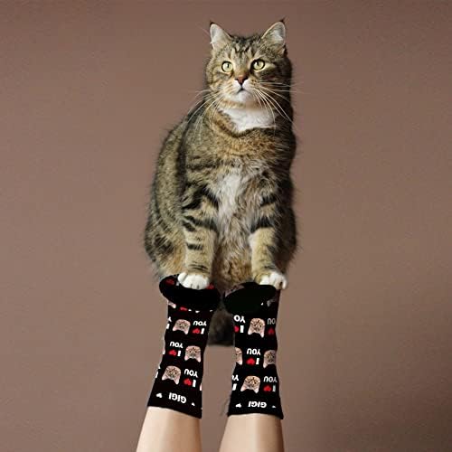 Обичай Чорапи TORIIOSHY със снимка на Кучето, Персонални Чорапи с участието на домашни любимци, Индивидуални Чорапи за Жени и Мъже