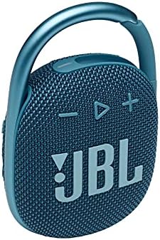 JBL Клип 4 - Преносим мини-колона Bluetooth (синьо) & Clip 4 - Преносим мини-колона Bluetooth, мощен звук и мощен бас, вграден