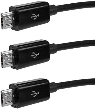 Кабел BoxWave е Съвместим с Gionee P15 - Многозарядный кабел microUSB, Многозарядный кабел Micro USB за Gionee P15 - Черен