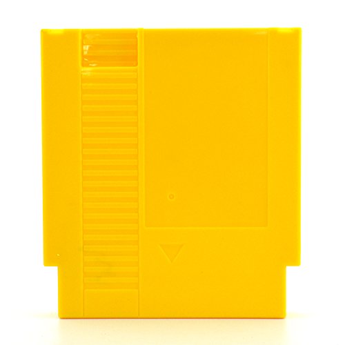Преносимото 72-Пинов Корпус на играта касета Cinpel за Nintendo NES Жълт цвят
